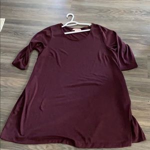 Sweater dress with pockets